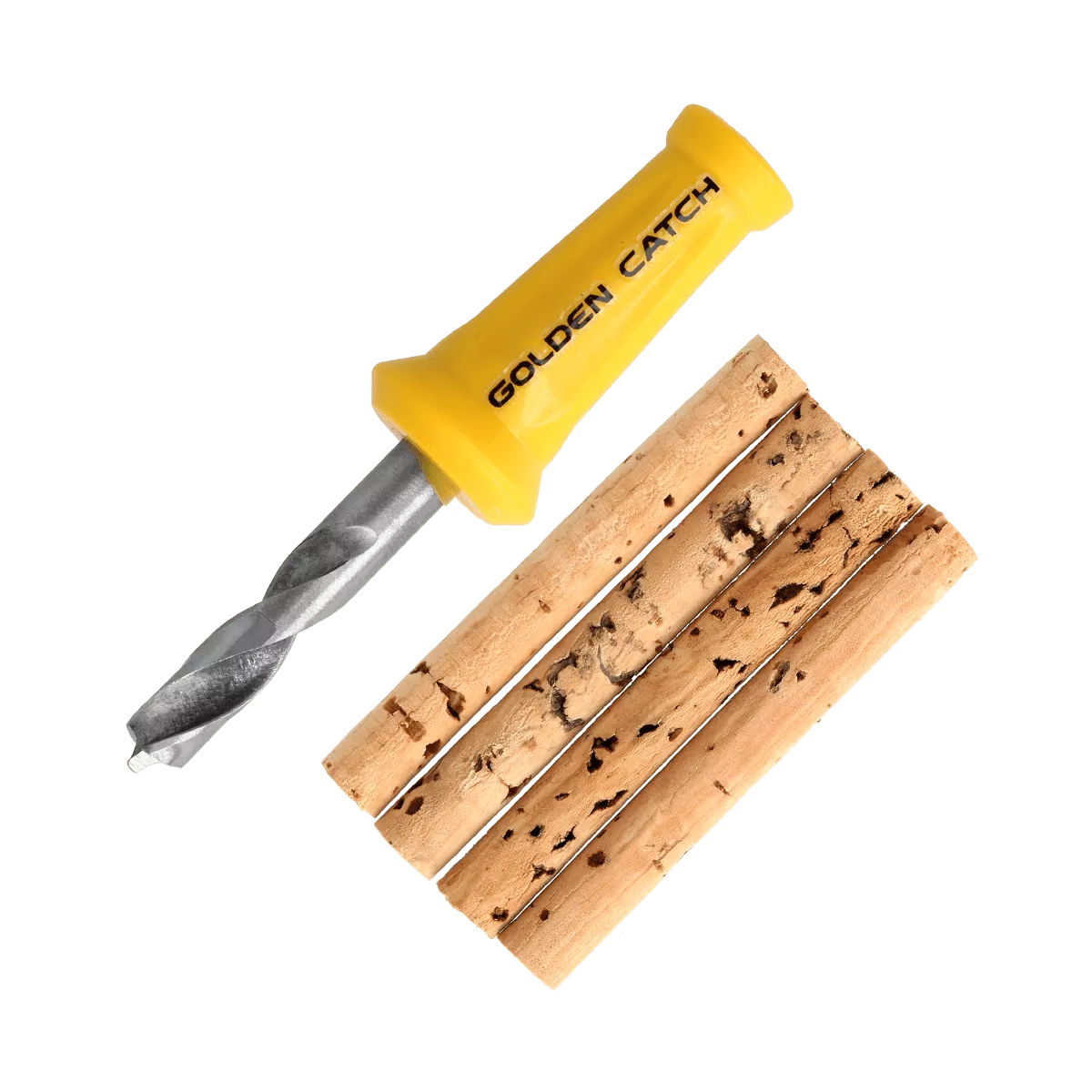Burghiu cu bastoane de pluta GC G.Carp Bait Drill & Corks 8 mm