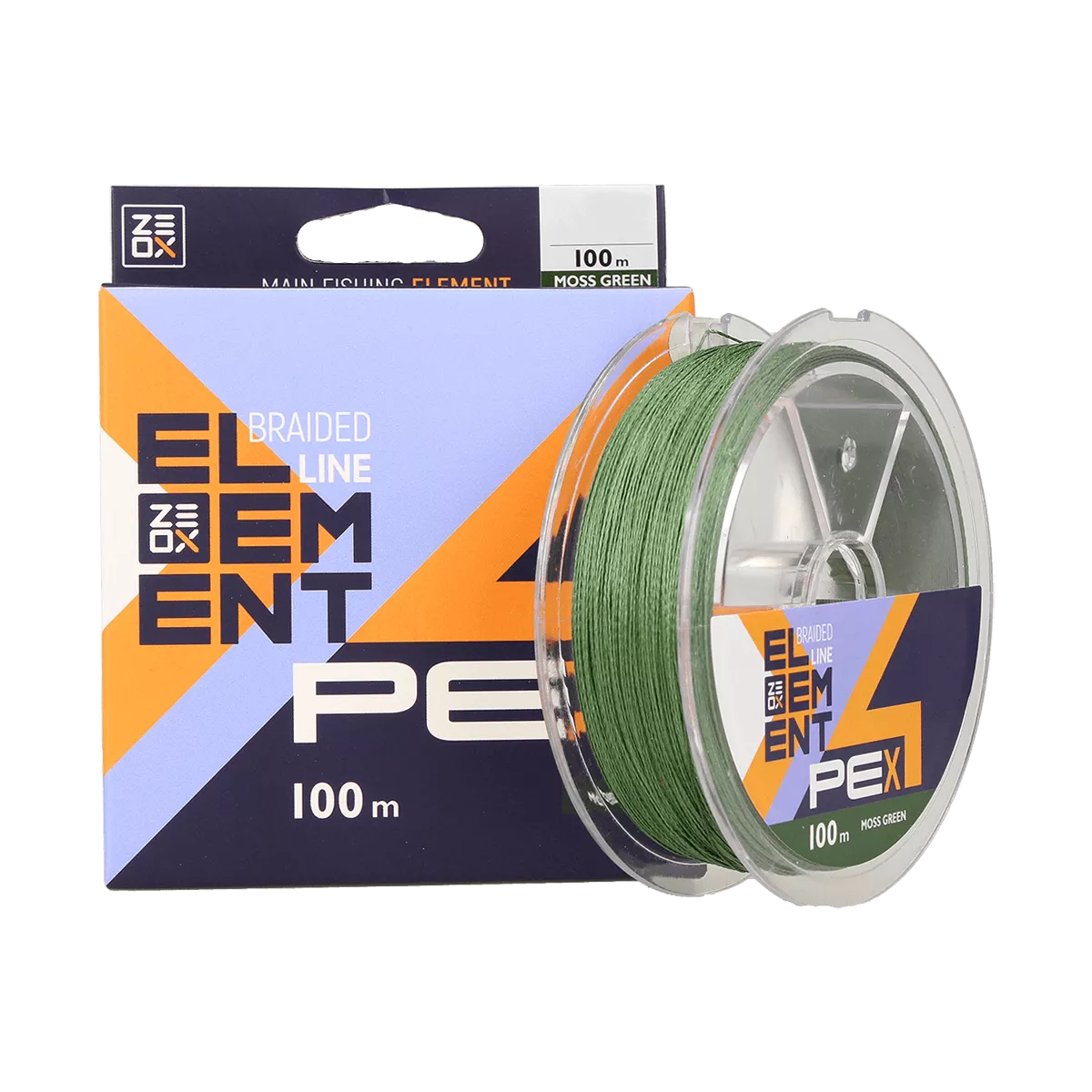 Fir ZEOX Element PE X4 100m Verde Mușchi