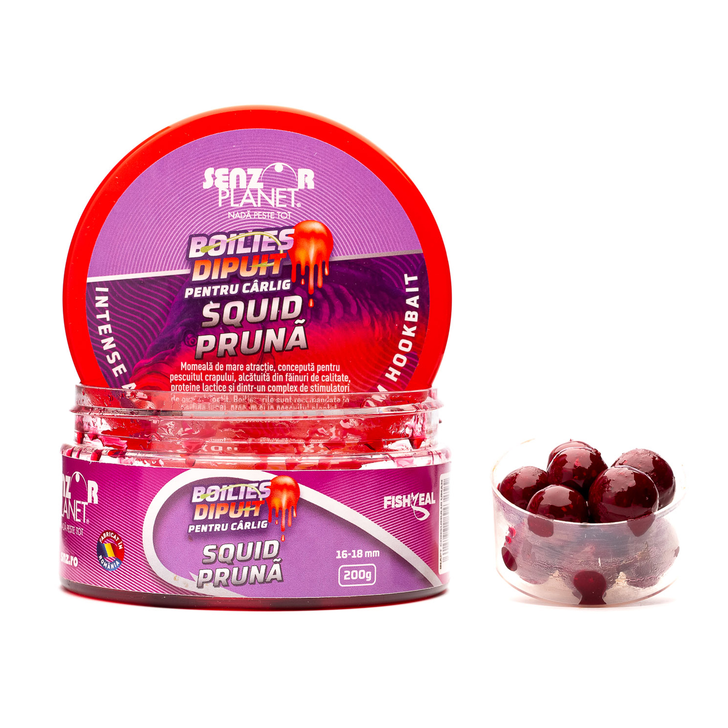 BOILIES SENZOR DIPUIT PENTRU CARLIG 16-18mm 200g