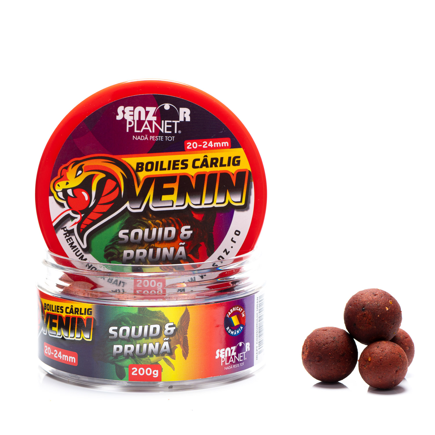 Senzor Planet BOILIES VENIN PENTRU CARLIG SQUID & PRUNA 20-24mm 200g