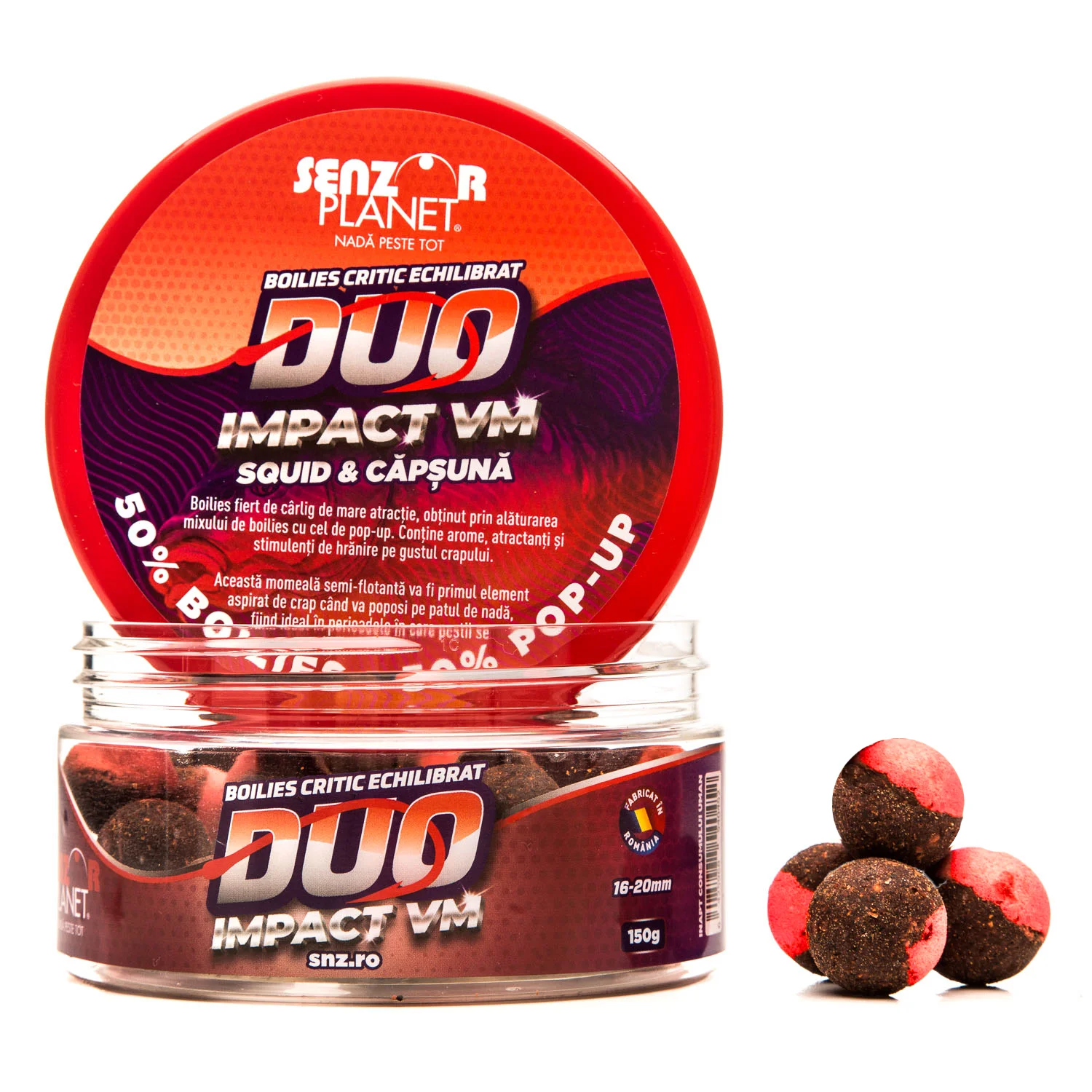 SENZOR BOILIES PENTRU CARLIG DUO 16-20mm 150g