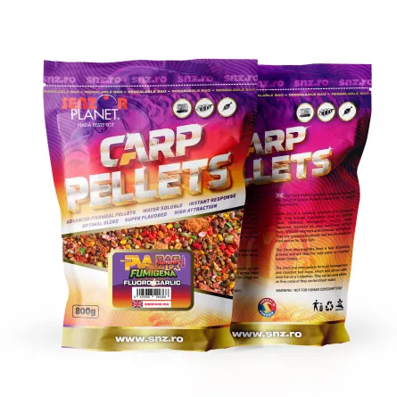 SUMMER PVA BAG MIX FUMIGENA FLUORO GARLIC 800g