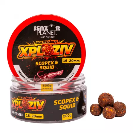 BOILIES XPLOZIV PENTRU CARLIG SCOPEX & SQUID 16-20mm 200g