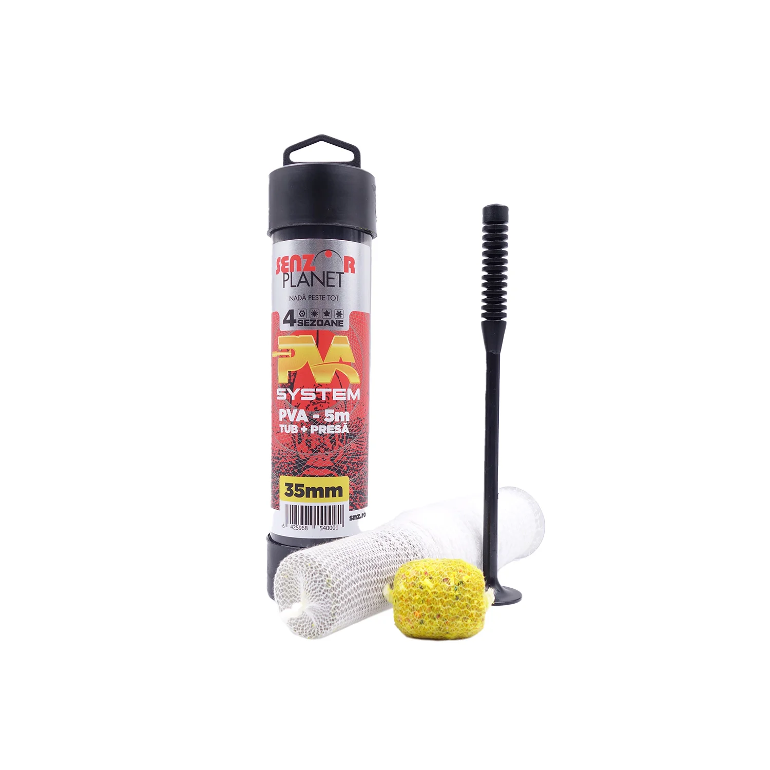 Senzor Planet KIT PLASA SOLUBILA SLOW MELT 35mm SENZOR PVA SYSTEM + TIJA COMPRESIE, 5m