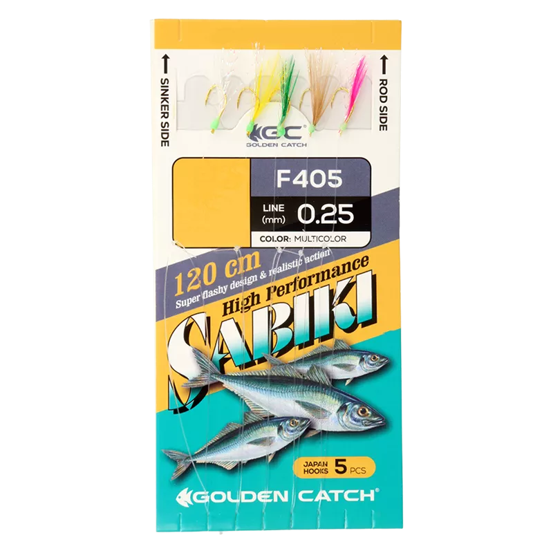Samodur GC Aji Sabiki F405  Multicolor (5 cârlige)