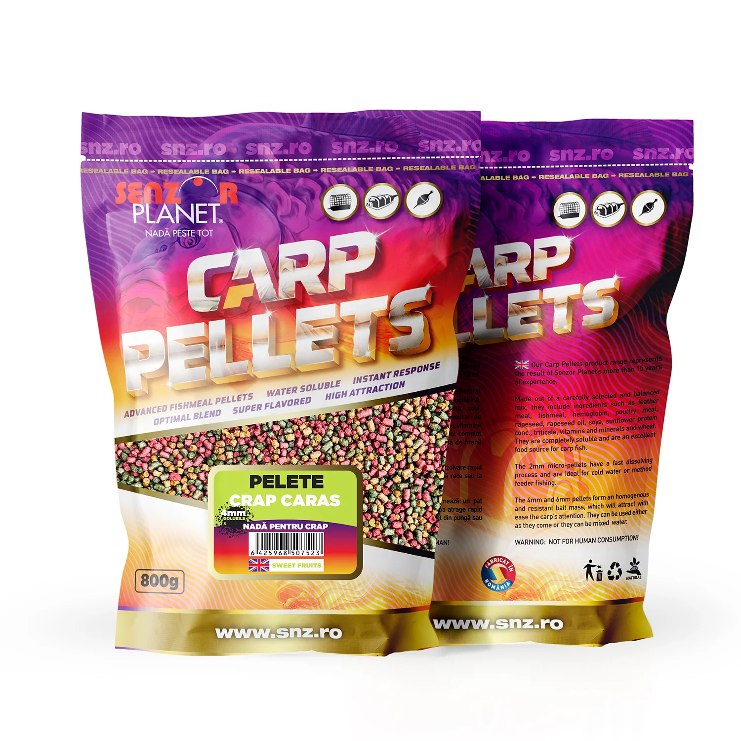 Senzor Planet Pelete 4mm 800g