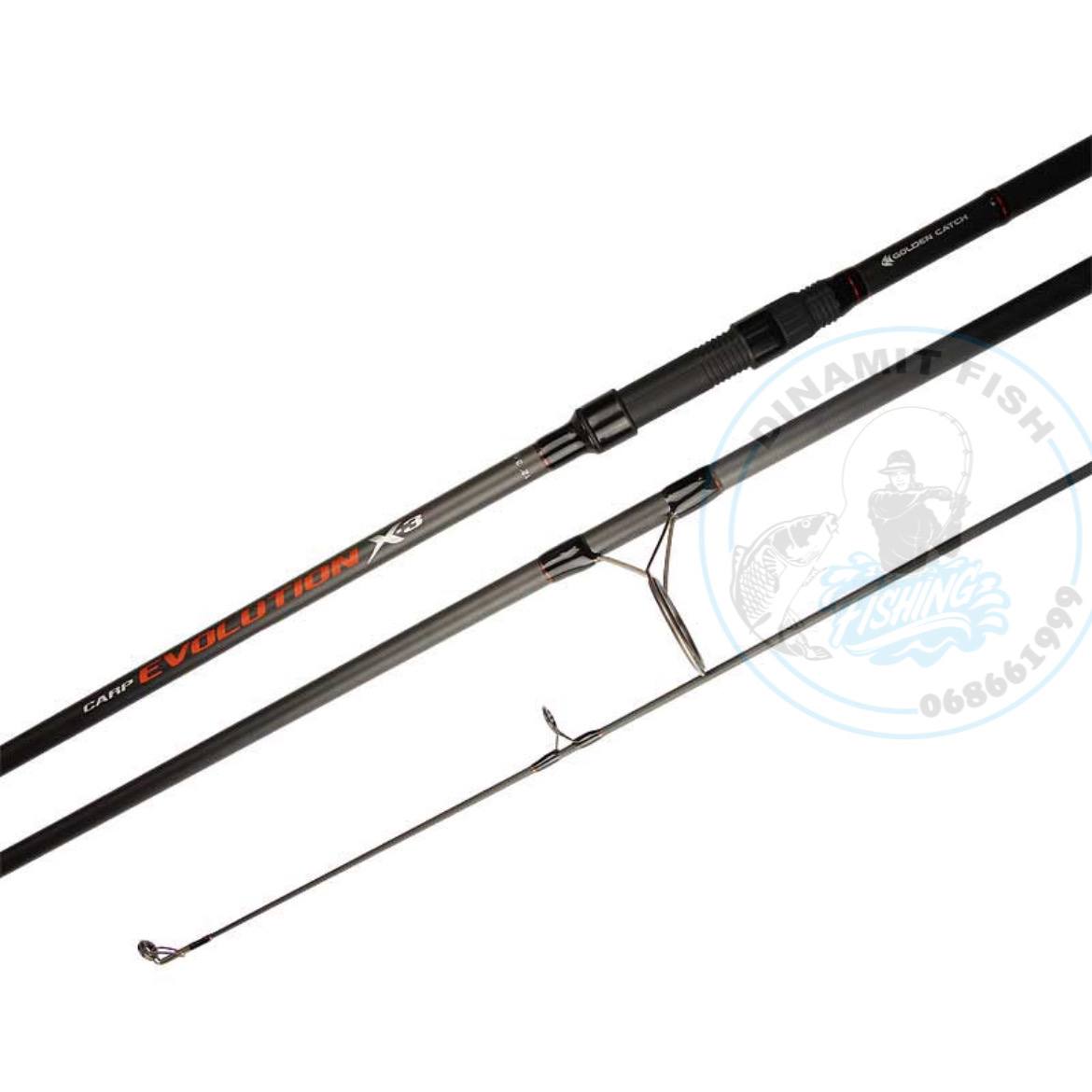 Lansetă X-3 Carp Evolution Golden Catch 3.9m