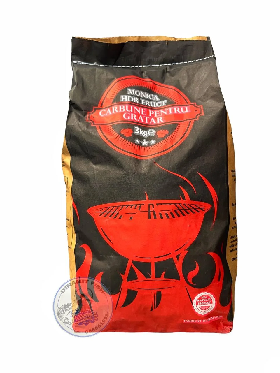 Cărbune de lemn presat(brichet)3kg