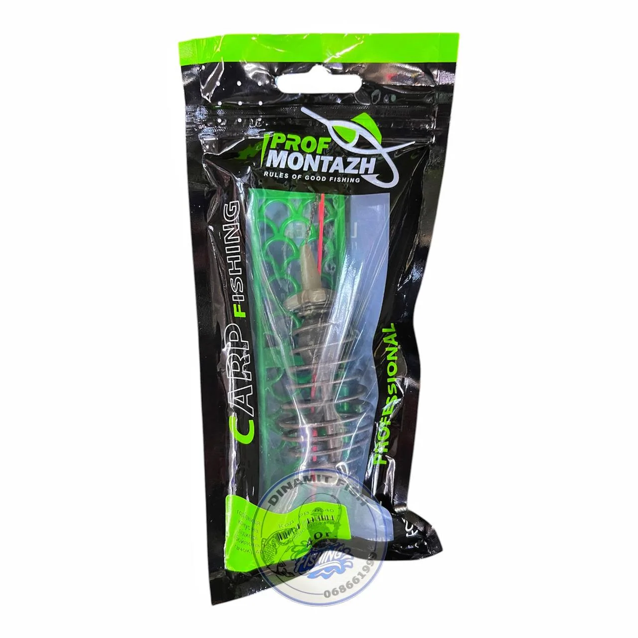 Montura ProfMontazh Carp 1cârlig+fir de păr 40g