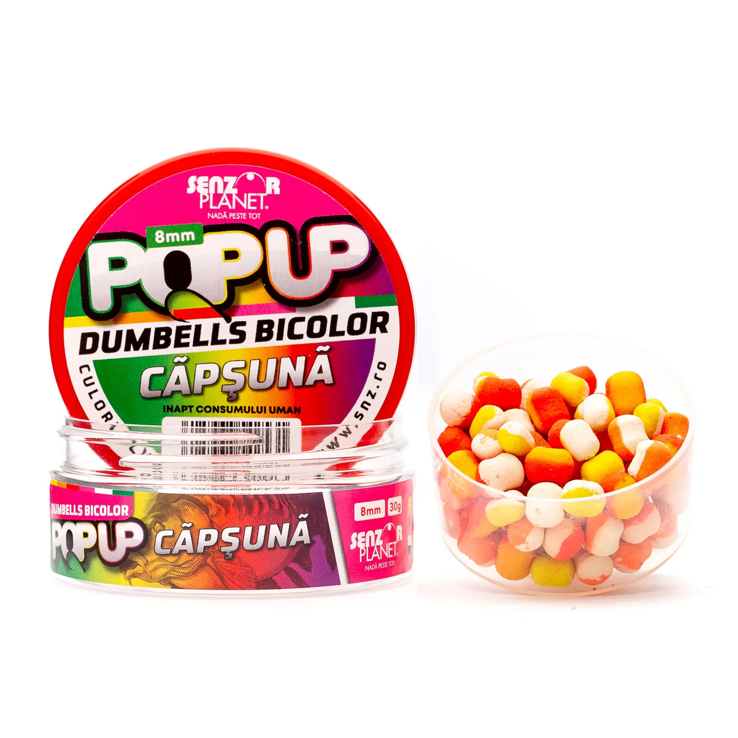 Senzor POP-UP DUMBELLS BICOLOR 8mm 30g