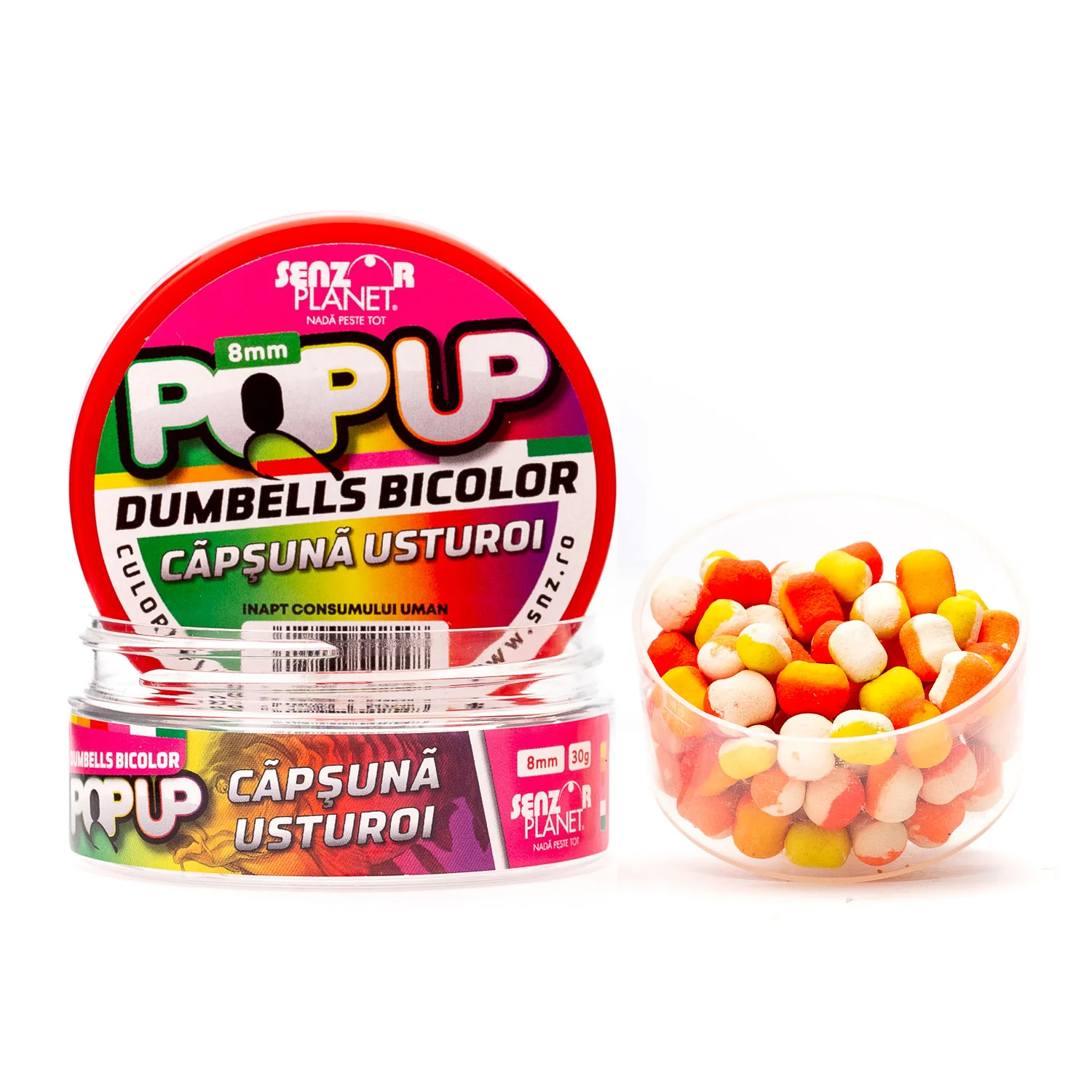 Senzor POP-UP DUMBELLS BICOLOR 8mm 30g