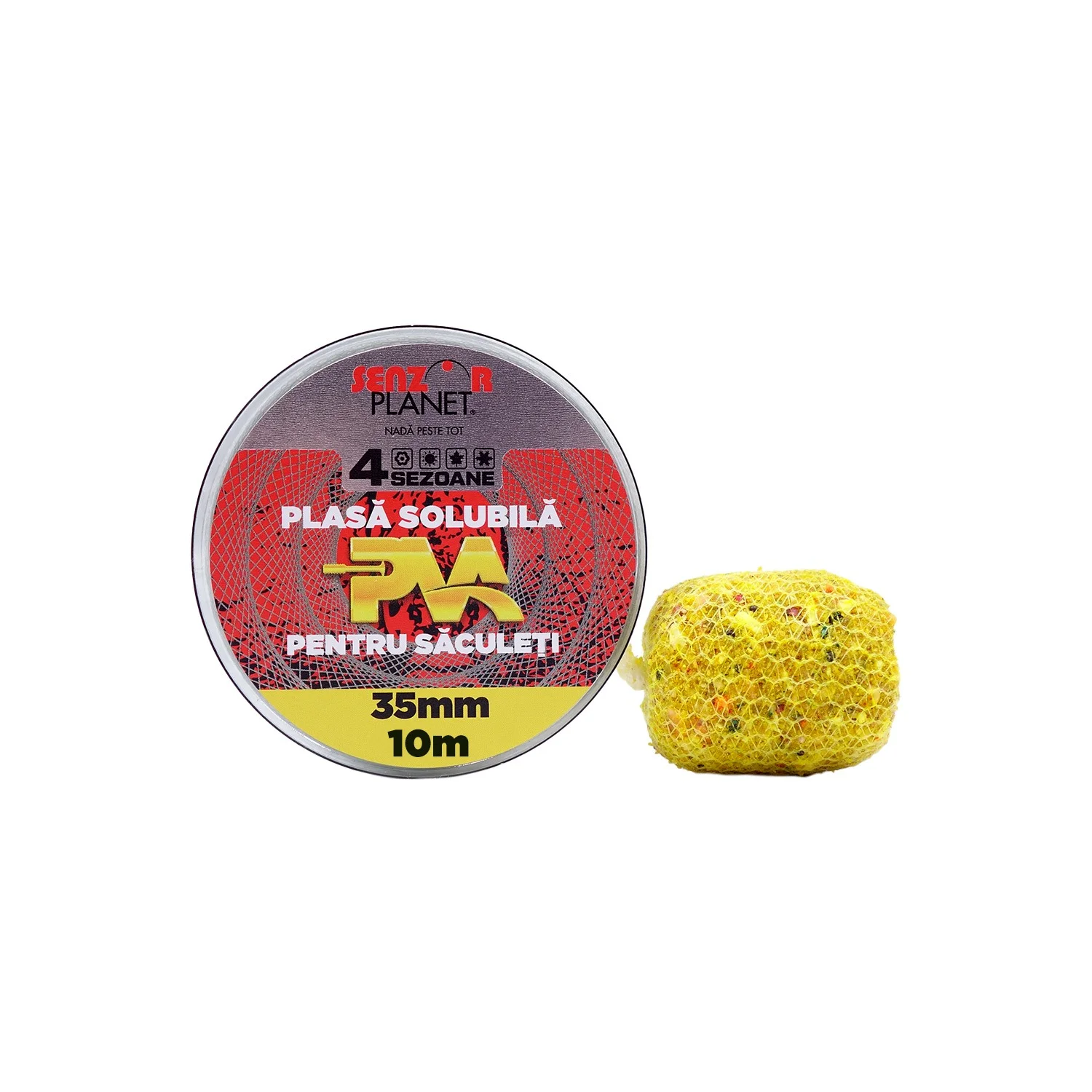 Senzor Planet REZERVA PVA SENZOR PLASA SOLUBILA SLOW MELT 35mm PENTRU SACULETI, 10m