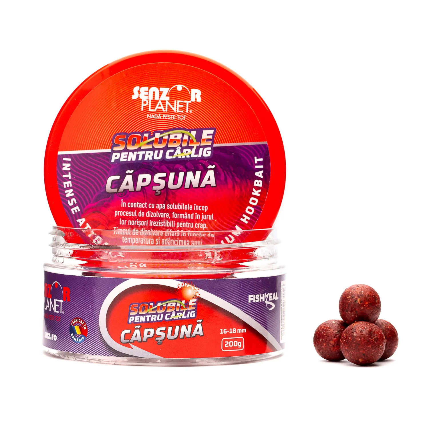 BOILIES SENZOR SOLUBILE PENTRU CARLIG 16-18mm 200g