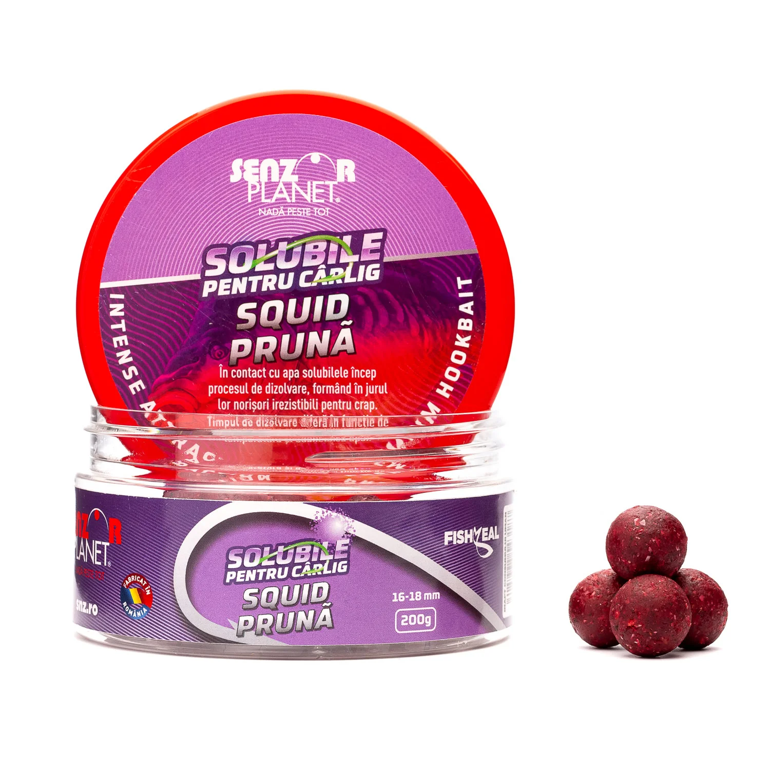 BOILIES SENZOR SOLUBILE PENTRU CARLIG 16-18mm 200g