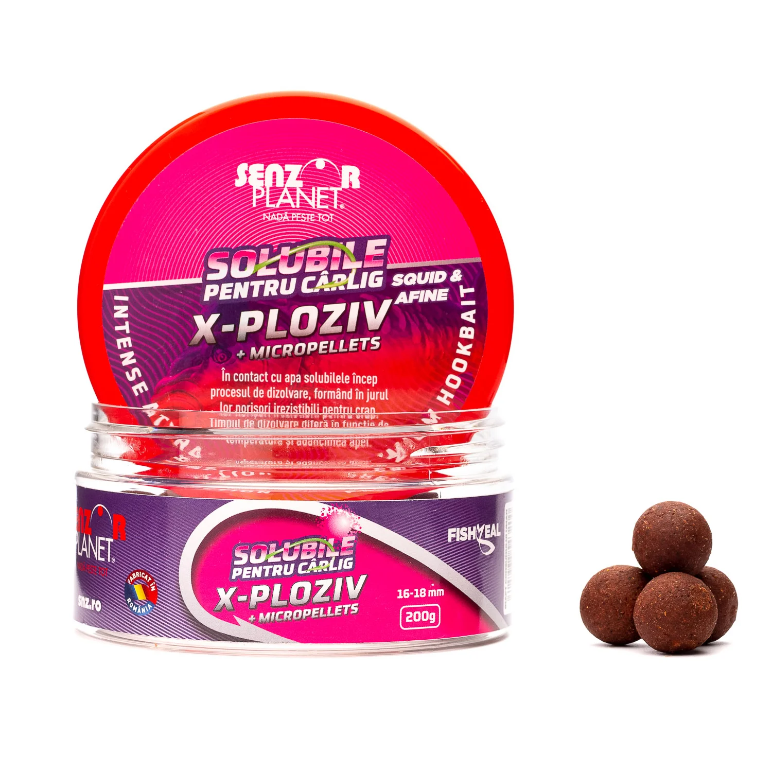 BOILIES SENZOR SOLUBILE PENTRU CARLIG 16-18mm 200g