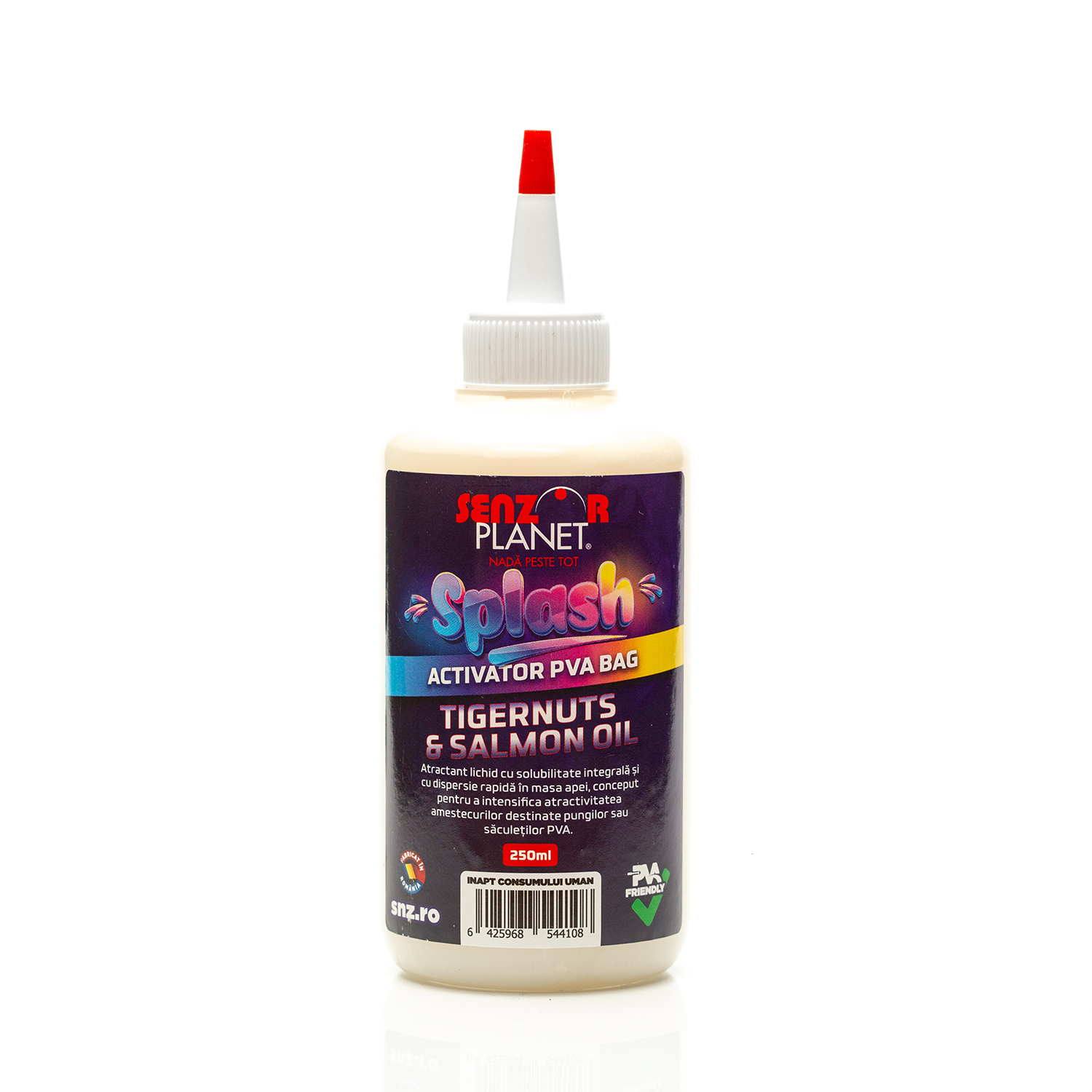 Senzor SPLASH ACTIVATOR PVA BAG TIGERNUTS & SALMON OIL 250ml