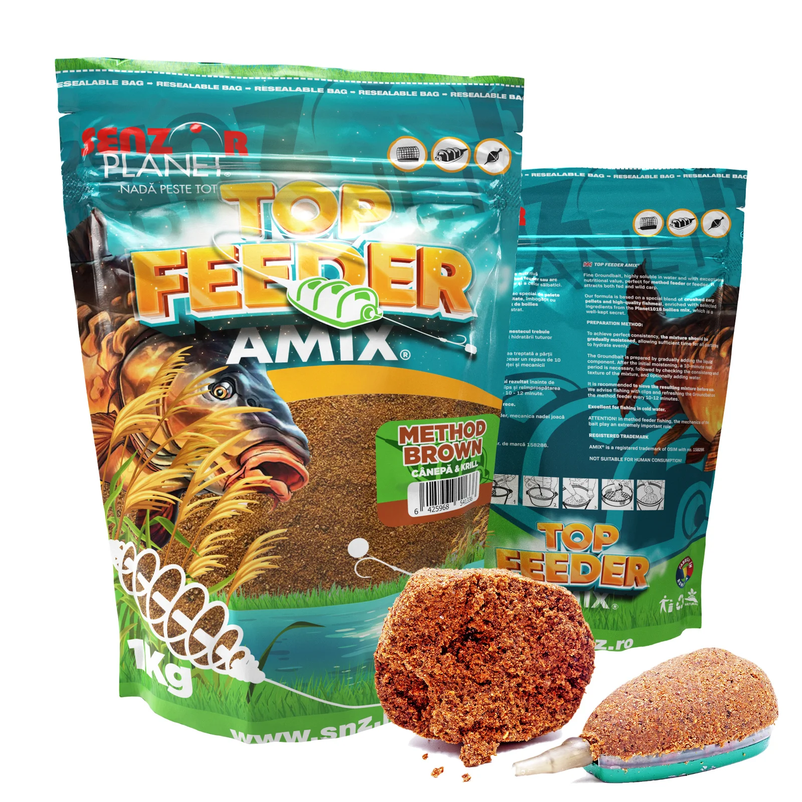 Nadă Senzor Planet TOP FEEDER AMIX 1kg