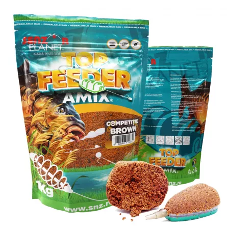 Nadă Senzor Planet TOP FEEDER AMIX COMPETITIE BROWN 1kg