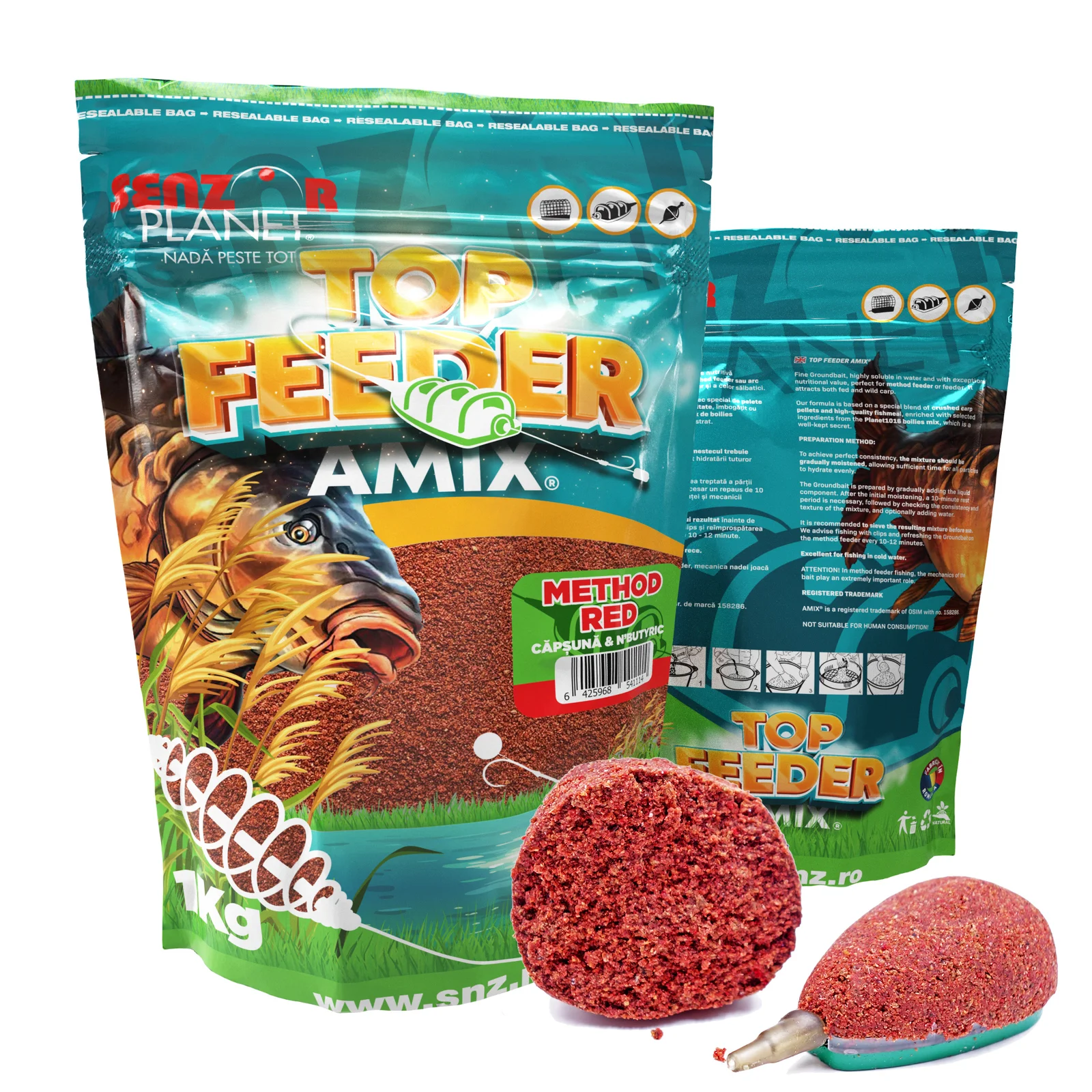 Nadă Senzor Planet TOP FEEDER AMIX 1kg