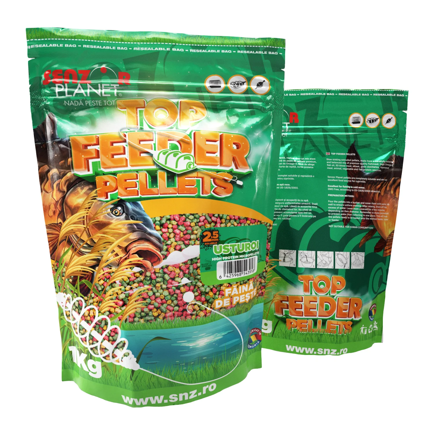 Senzor Planet Top Feeder Pellets 2.5mm